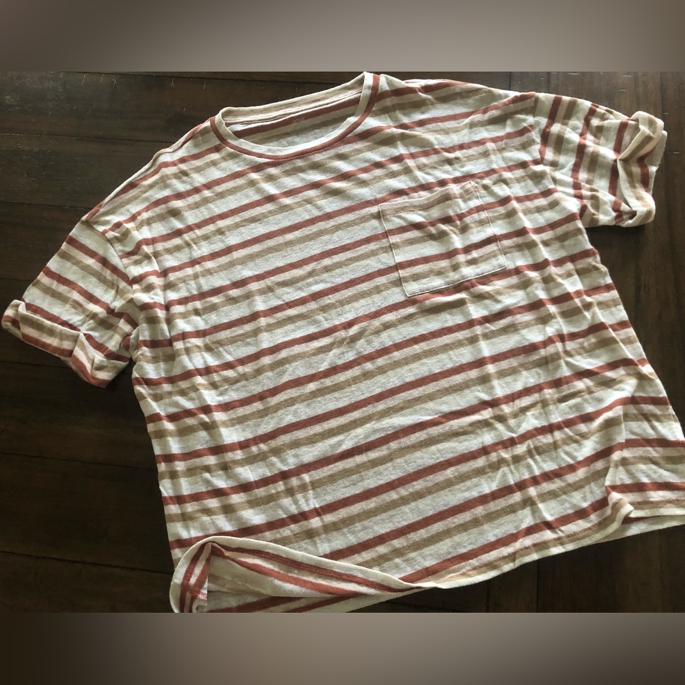 Aerie Striped Pocket Tee